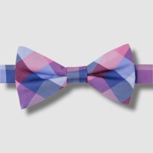 Tommy Hilfiger Pink and Blue Self-Tie Bowtie